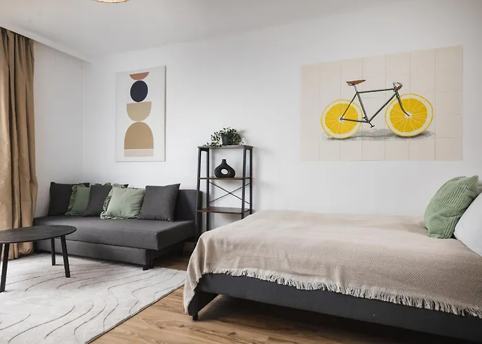 Modernes In Mit Netflix & Balkon Lägenhet *