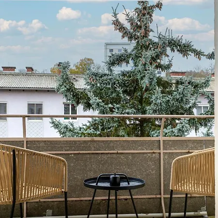 Modernes In Mit Netflix & Balkon 公寓 林茨